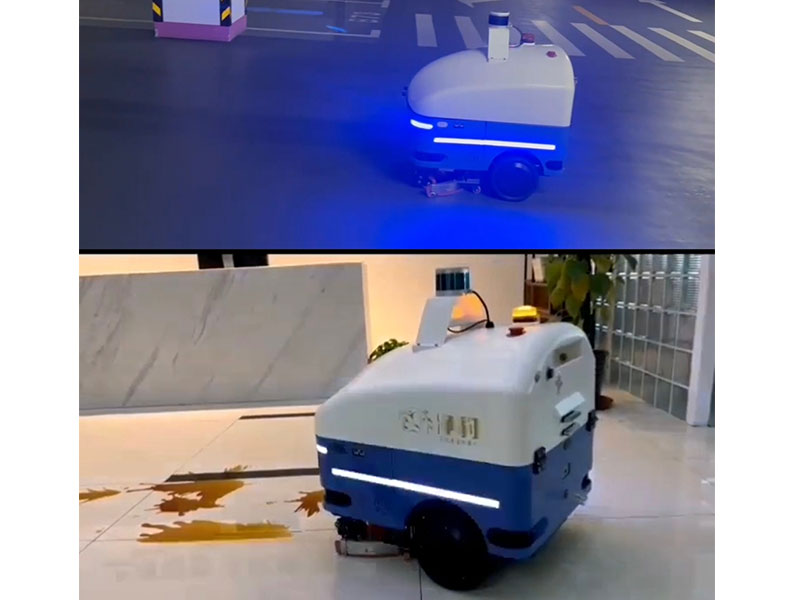 无人智能洗地机